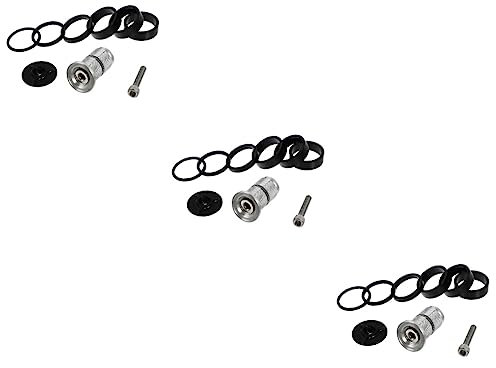 BESPORTBLE 3sets Distanziatori Per Forcella Anteriore Per Bici Spessori Per Manubrio Compatibili Con Mountain Bike e Biciclette Da Corsa Accessorio Multifunzionale Per Installazione Facile e