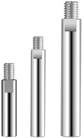 Zicojia M14 Thread Angle Grinder Extension Connecting Rod Metal Extender Shaft Set Accessories for Polisher Electric Polisher