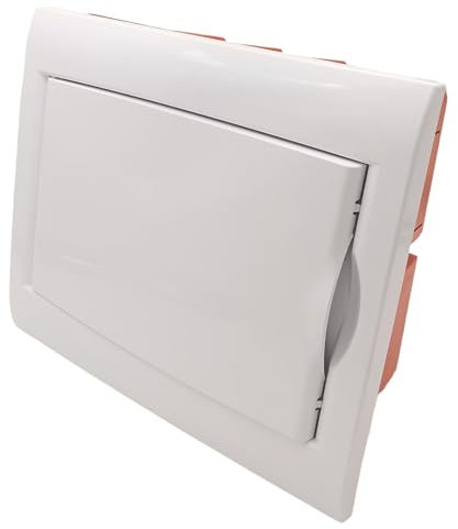 Quadro elettrico da incasso da 4 a 8 moduli centralino con sportello bianco per interruttori DIN IP40