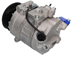 BOSCH A/C Kompressor für Klimaanlage Klimakompressor mit ID: 7SEU17C Kältemittel: R134a PS-R1 mit 110mm Riemenscheibe 6-Rillen Kompatibel mit BMW 3 Limousine E90 64509180550 64526933174 64529160816