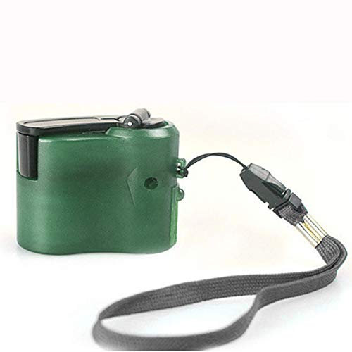 Generatore a manovella per telefono cellulare, caricatore da 6 V, caricatore USB a manovella da 300 mAh, portatile, per viaggi, campeggio, picnic, arrampicata