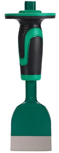 CogniForge Heavy Duty Masonry Chisel,9 Inch Brick Chisel With Hand Protector,for Demolition,Masonry,Carving,Concrete (Green)