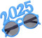 Yardwe 2025 Digitale Brille Modisch Happy New Years Brillengestell Für Erwachsene Und Damen Silvesterbrille Trendige Silvesterparty Brille Happy New Years Eve Brille Retro Brille
