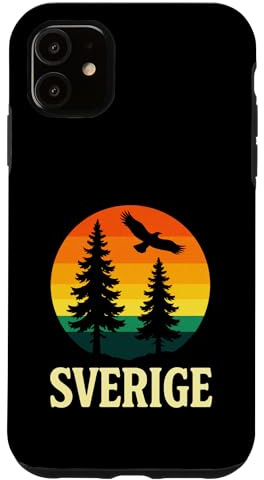 Sverige Schweden Sweden Retro Natur Outdoor Trip Hülle für iPhone 11