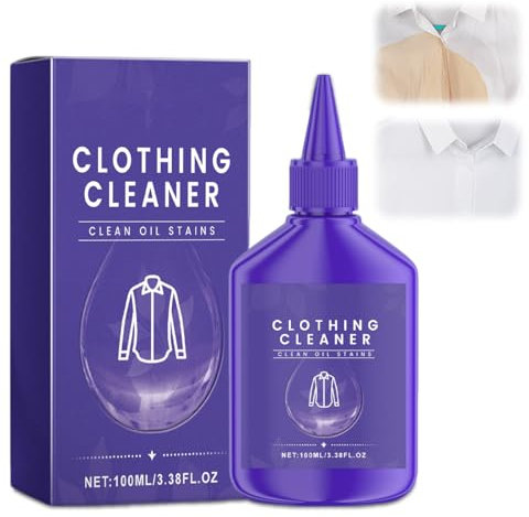 Active Enzyme Laundry Stain Remover, 2025 New White Shirt Garment Stubborn Stain Cleaner Oil Remover, Clothes Stain Remover, Collar & Tough Marks – Fast Acting Clothing Stain Solution (1)