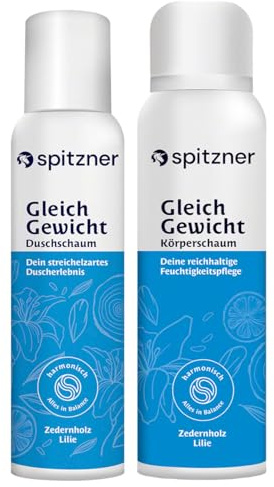 Spitzner Körperpflege-Set GleichGewicht, 2-tlg., 1x Duschschaum 1x Körperschaum