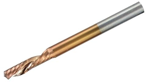1 stück Fräser 1/8 Schaft Hartmetall-schaftfräser TiCN Beschichtet Flöte Down Cut Router Bit for Holzbearbeitungswerkzeug CNC(3.175x3.175x10x40mm)
