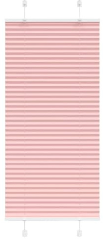 Plissee Faltrollo, Innenjalousien, Fenster, Plissee Rosa 65x150 cm Stoffbreite 64,4 cm Polyester Zu Küche Büro Esszimmer Schlafzimmer Wohnzimmer