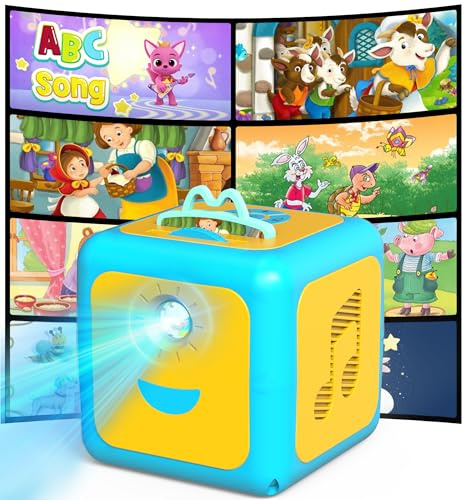 Anweller Story Projector for Kids - Starry Sky Night Light with 8 Lullabies, 8 Nursery Rhymes & Storytelling for Bedtime and Early Childhood Learning, Ages 3+