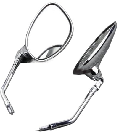 Lenkerendenspiegel Für Yamaha SR185 Für Exciter SR250 SRV250 SRX400 SRX600 (Links/rechts) Rückspiegel Motorrad Spiegel