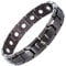 Smarter LifeStyle Elegantes Magnetisches Therapie-Armband Aus Titan Schmerzlinderung Für Arthritis Und Karpaltunnelsyndrom Für Herren Und Frauen Mattgrau