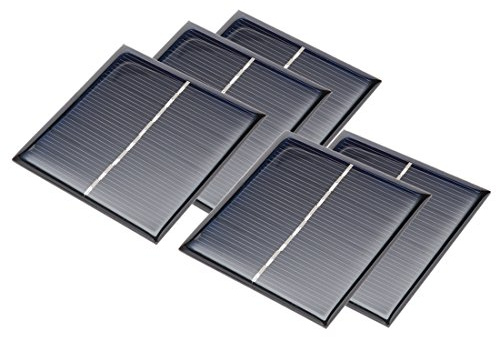 sourcing map 5 STK 4 V 100m A Poly Mini Solarzelle Panel Module Selberbasteln für Telefon Ladegerät DE