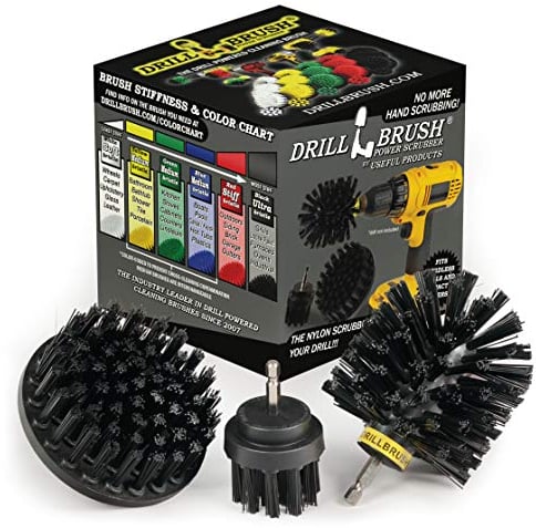 Reinigungszubehör - Industriebürste - Gebackenes Nahrungsmittel Remover - Elektro-Raucher - Raucher und Grill - Drill-Bürste - Grill Cleaning Kit - Rostlöser - Harte Wasser, Calcium, Mineral