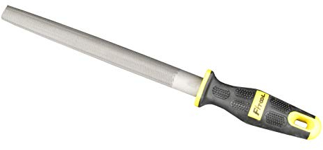 Lima in acciaio al carbonio T12 da 8 pollici, taglio medio, per limatura di metallo tenero, alluminio, stagno, rame, plastica dura, legno duro, file metallico di qualità Premium (mezzo giro)