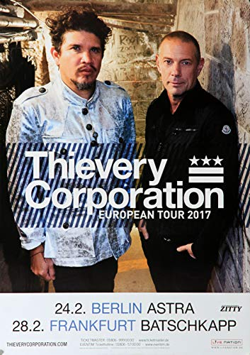 Thievery Corporation - European Tour, Tour 2017 » Konzertplakat/Premium Poster | Live Konzert Veranstaltung | DIN A1 «