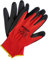 Amtech N2422 Nitrile Performance Work Gloves Medium (Size 8), Certified Quality for DIY, Gardening and Maintenance, Red/Black