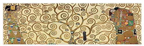 LuxHomeDecor QUADRO GUSTAV KLIMT The Tree of Life albero della vita 100x30 cm Stampa su Tela con Telaio in Legno Arredamento Arte Arredo Moderno