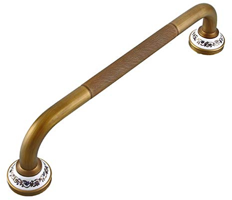 LLF Haltegriffe Vintage Retro-europäische Art Badewanne Haltegriff for Sicherheit Antiskid Alle Aus Massivem Messing Construction Antike Fertiger Oberfläche Wand Zum Badezimmer Mounted