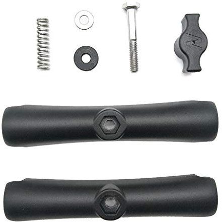 Gwxevce 15CM Longueur Bras en Alliage d'aluminium à Double Douille pour RAM avec 1 Pouce Base Ball Mount Moto Camera Extension Arm Black