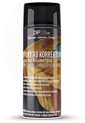 Spray corrector de resina epoxi antiburbujas, 400 ml, elimina eficazmente las burbujas de aire en superficies de resina epoxi