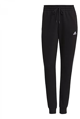 adidas Womens W 3s FL C Pt Jogginghosen, Black/White, L