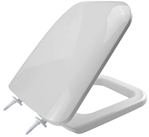 Yellowshop Sedile WC CONCA per Ceramica IDEAL STANDARD, Bianco, 45x34 cm