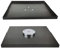 POHOVE Laptop Notebook Paletten Projektor Tray Halter Faltbarer Projektor Stativ Tray Plattformhalter Palette für Stativ Ständer Palette DJ Equipment Mixer Verstärker Geräte(Black)
