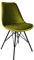 Kick Collection Esszimmerstühl Velvet - Samt - Grün - Modern und Hochwertig - Samtstoff und Metall - Erhältlich in vielen Farben