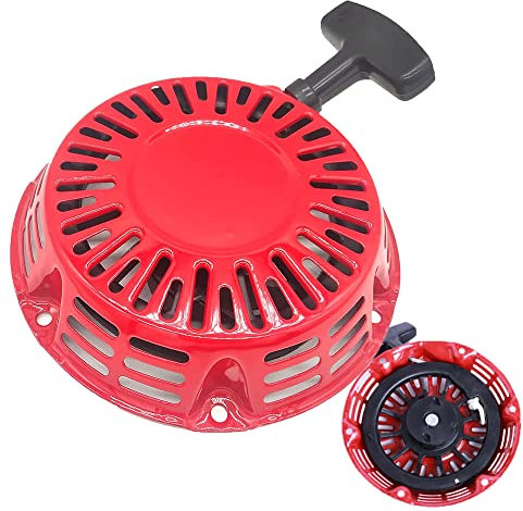 Ousinby Recoil Pull Starter, Pull Start Cord Recoil Starter Assembly Lawn Mower Recoil Springs Replacement for Honda GX160 Engine