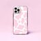 Pastel Cow Spots Animal Print Pattern Plastic Phone Case/Cover Compatible with iPhone 12 Pro Max Pink