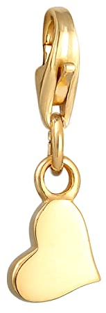 Nenalina Herz Infinity Karabiner Charm Anhänger für Bettelarmband aus 925 Sterling Silber 0412621621