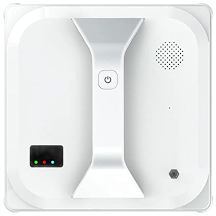 Niczu Robot Aspirador Inalámbrico para Ventanas con Control Remoto, Herramientas de Limpieza de Vidrio con Fuerte Fuerza de Adsorción al Vacío para Ventanas Altas de Interior y Exterior,White