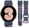 Vozehui Bracelet de 20mm Compatible avec Galaxy Watch 5/4 Bracelets de Rechange Imprimés en Silicone souple avec Motif Marbré pour Samsung Galaxy Watch 5/4 40mm 44mm/Galaxy Watch 4 Classic 42mm 46mm