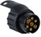Woola Anhängerkupplungen 7 Polig auf 13 Polig 12V Adapter für PKW AHK Anhänger Trailer Adapter 7 auf 13 polig Anhängerstecker Adapter