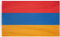 MUWO Flagge Nations Together 90 x 150 cm Nationalmanschaften, doppelseitige Gartenflagge, wetterfeste Fanflagge, Fußballflagge Polyester Länderfagge Deutschland mit Ösen (Armenien)