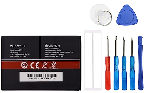 SwarKing Cubot J9 4200mAh Akku Kompatibel mit Cubot J9 P40 with Toolkit