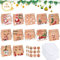 CAUTIOUS 51 Stück Weihnachtskarten, Frohe Weihnachten, mit Geschenkanhänger und weißem Umschlag, Kraftpapier, Weihnachtskarte, Umschlag, Weihnachtskarten, aus Karton