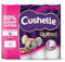Cushelle Quilted 50% Longer Lasting Toilet Tissue 16 Equals 24 Regular Rolls