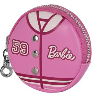 Barbie Varsity-Porte-Monnaie Cookie, Rose, 8,7 x 8,7 cm
