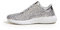 LUCKY STEP Damen Glitzer Turnschuhe Strass Sneaker Leichte Metallische Pailletten-Tennisschuhe (Silber, 11US-42EU-9UK)