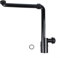 Siphon d'évier avec filtre à cheveux pour salle de bain Noir 35,6 cm