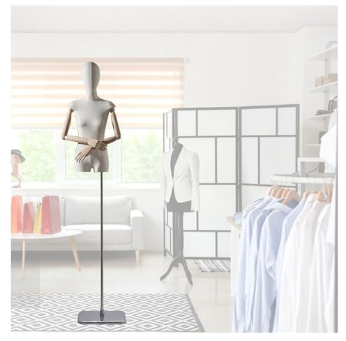 schneiderpuppe Schneiderpuppe Damenbüste Weiblich Schneiderbüste Zum Nähen, 70-94 Zoll Einstellbar Schaufensterpuppe Mit Anti Fingerprint Base Für Kleidung Display for Clothing Shop Dresses(A)
