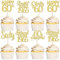 Xsstarmi 24 Pack Happy 60th Birthday Cupcake Toppers Sixty Straight Outta 1965 Cupcake Picks Cheers to 60 Lengend Since 1965 Cake Decorations for 60th Birthday Anniversary Party Decor Supplies Gold