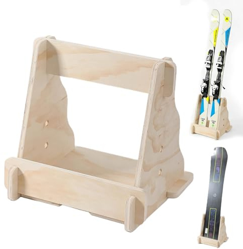 Porte-skis et snowboard vertical autonome pour rangement à la maison