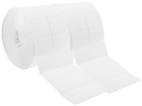 SHERCHPRY 2 Rolls Nail Paper Roll Makeup Removing Wipes Quick Water Absorption Soft Paper Portable White Manicure for Travel and On-the-go Nail Care