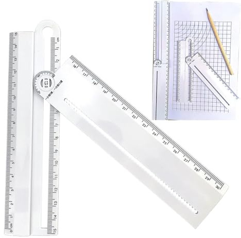 Angle Measuring Tool - Aluminium Alloy 300mm Length Digital Display Sliding Bevel Mechanism Fixing Nut Locking System | Thumb Wheel Adjustment for Tiles, Plumbing, Metal