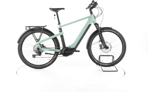 Winora E Bike Yakun 12 Trekking E-Bike Herren 27,5 Zoll Elektrofahrrad, Bosch 85 Nm 750 Wh, 12 Gänge, Hydraulische Scheibenbremse 170-178 cm grün (Generalüberholt)