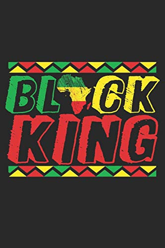 Black King: Lined Journal | Black History Month Gift | Notebook, 100 Pages, 6x9 | Perfect Gift For African Americans