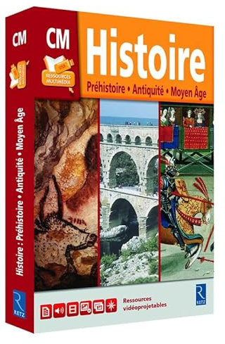 Clé USB Histoire CM - Préhistoire, Antiquité, Moyen Age