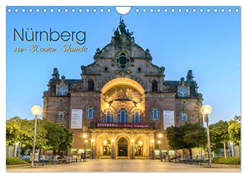 Nürnberg zur Blauen Stunde (Wandkalender 2026 DIN A4 quer), CALVENDO Monatskalender: Nürnberg in malerischem Abendlicht (CALVENDO Orte)